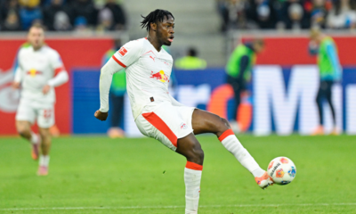 El Chadaille Bitshiabu a la cote en Ligue 1 : 2 cadors du championnat sont sur la piste du défenseur de Leipzig