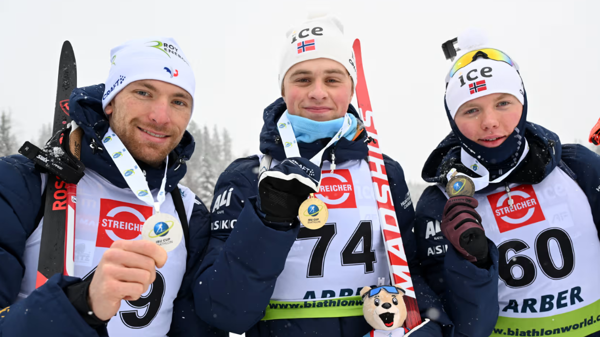 Émilien Claude gagne encore des points en IBU Cup avec un podium sur le sprint d'Arber