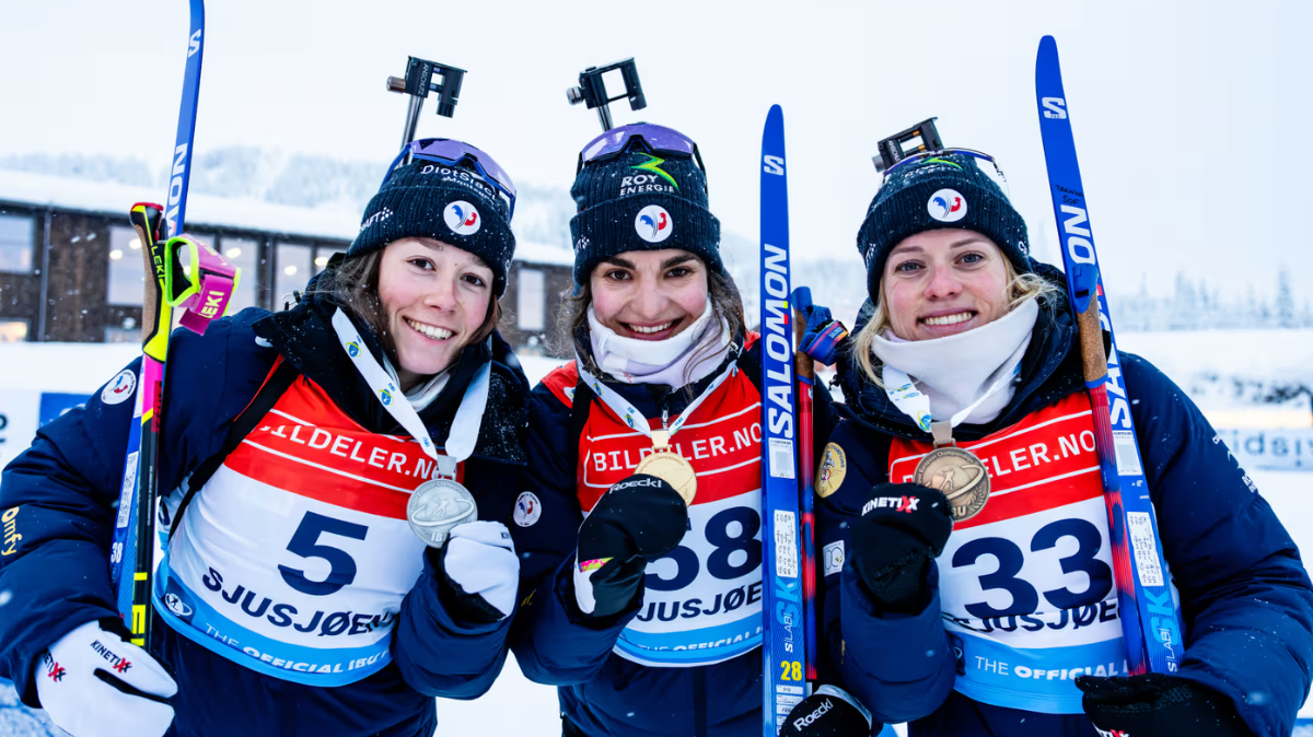 Gilonne Guigonnat mène un quadruplé français sur le sprint des Championnats d'Europe !