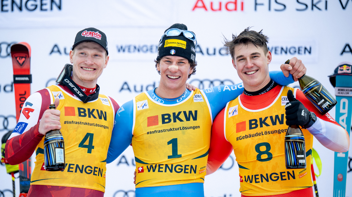 Giovanni Franzoni ouvre son palmarès en Coupe du monde l'Italien domine le Super-G de Wengen