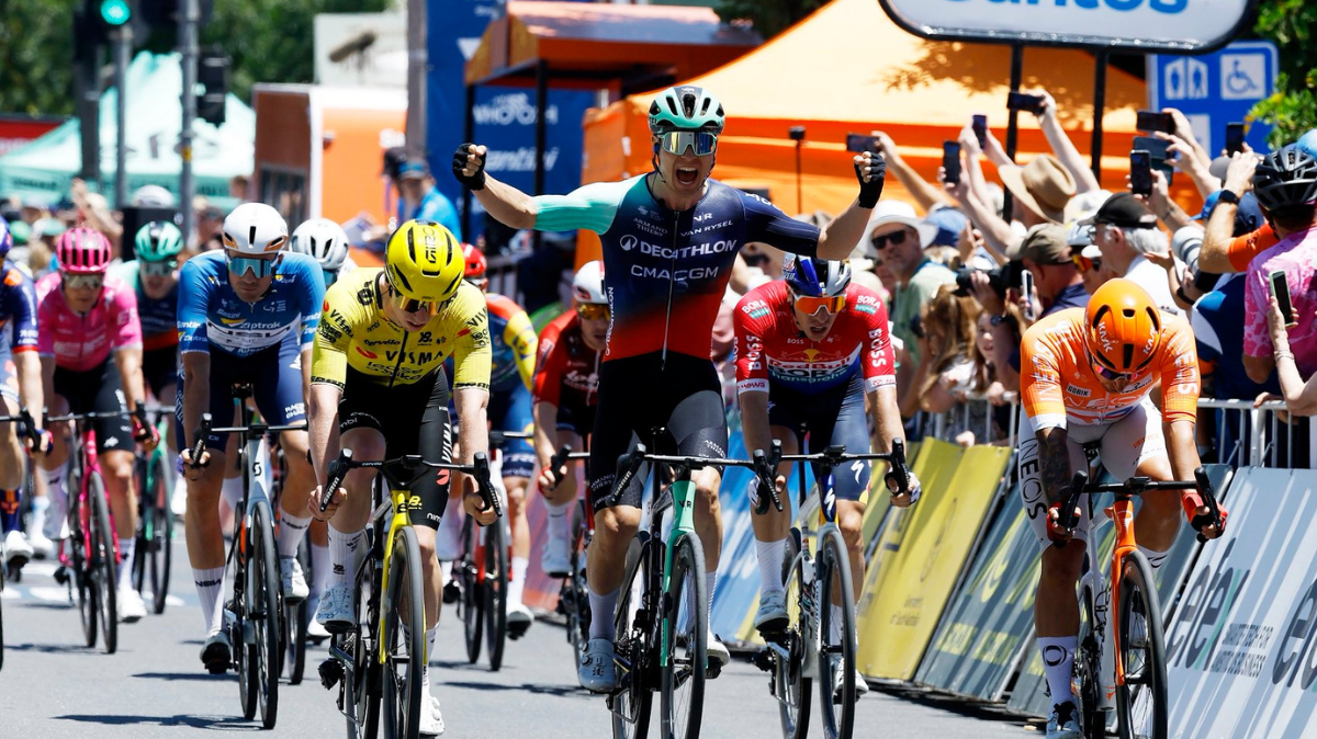 La 1ère étape du Tour Down Under pour Tobias Lund Andresen et Decathlon CMA CGM !