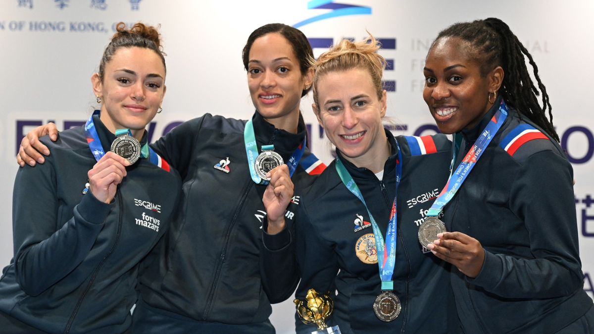 Les Bleues du fleuret se parent d'argent à la Coupe du monde de Hong Kong