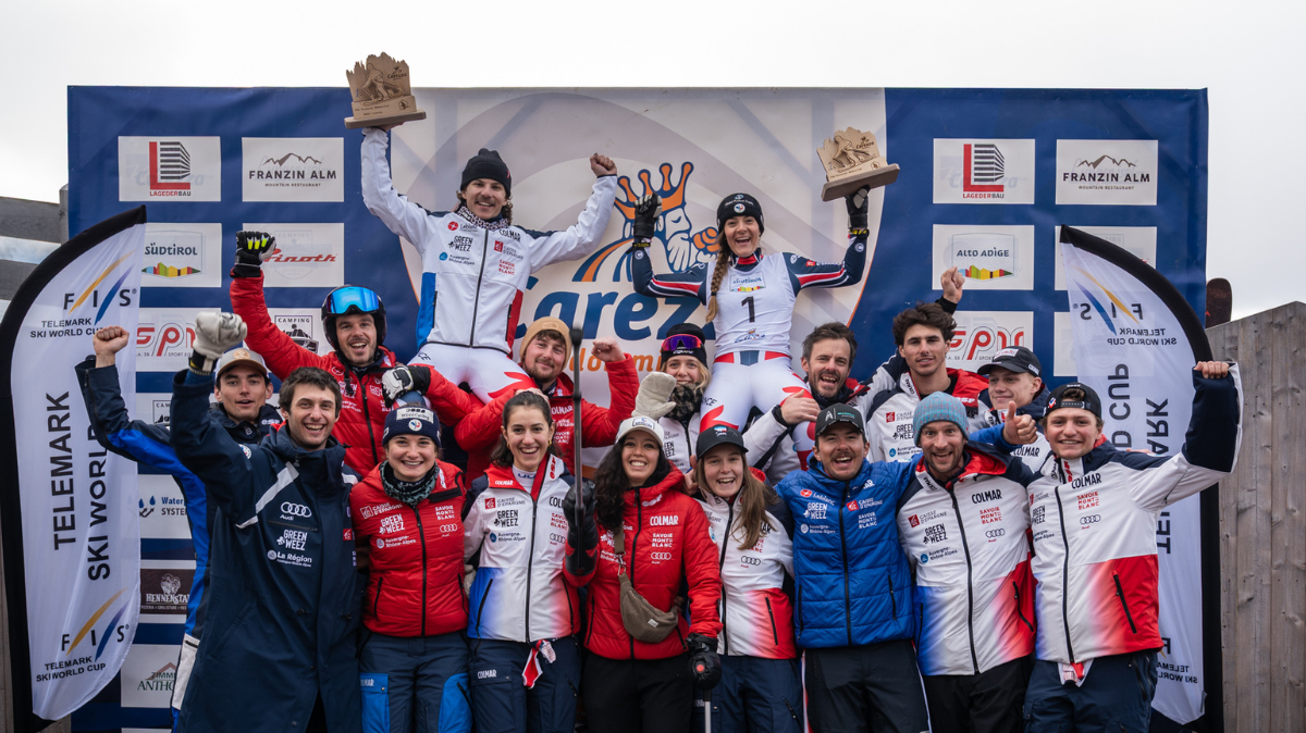 Les Bleus du télémark cartonnent : Laly Chaucheprat et Théo Sillon triomphent sur le deuxième sprint de Carezza
