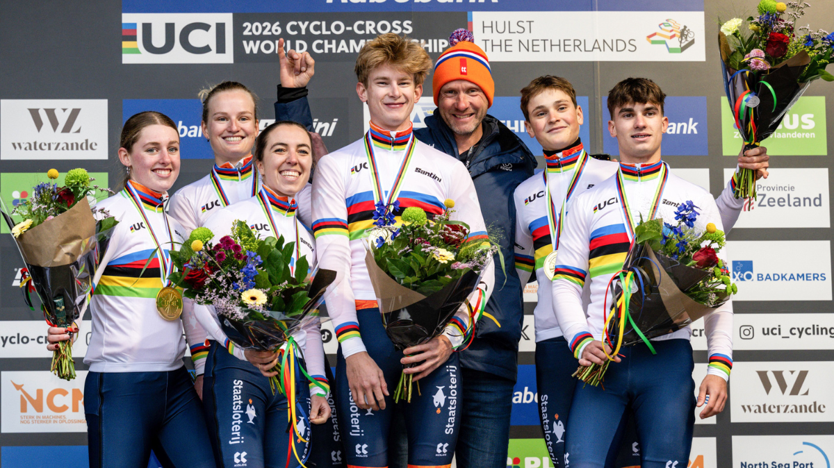 Les Pays-Bas s'offrent le relais mixte aux Mondiaux de cyclo-cross, la France 5ème