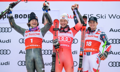 Marco Odermatt dompte la tempête lors du géant d'Adelboden, Léo Anguenot retrouve le podium