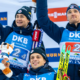 Monumentale équipe de France, victorieuse du relais hommes à Ruhpolding !