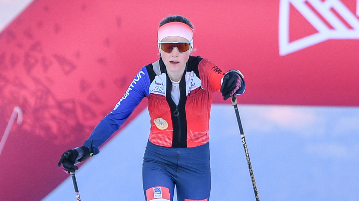 Nouveau doublé Français à Courchevel Axelle Gachet-Mollaret écrase la vertical race devant Emily Harrop