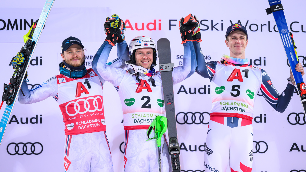 Nouveau podium pour Clément Noël sur le slalom de Schladming, Henrik Kristoffersen s'impose
