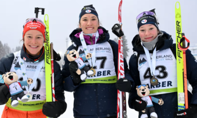 Paula Botet se relance en IBU Cup avec la victoire sur le sprint d’Arber et mène un nouveau splendide tir groupé français