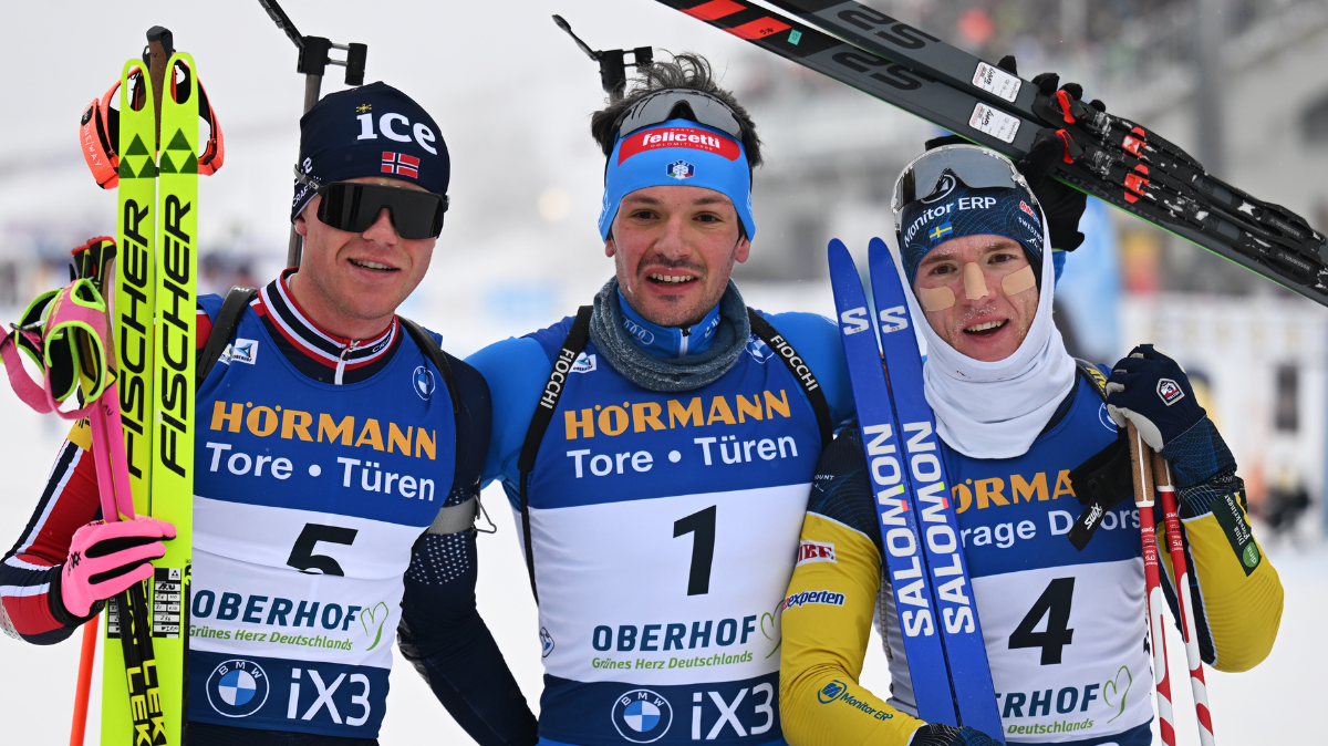 Porté par son étoile, Tommaso Giacomel réalise un improbable doublé sprint-poursuite à Oberhof