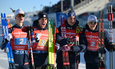 Relais renversant à Oberhof mais même résultat les Bleus encore deuxièmes derrière la Norvège et devant la Suède
