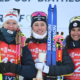 Retour au premier plan Julia Simon sur le podium du sprint d'Oberhof, Elvira Oeberg s'impose
