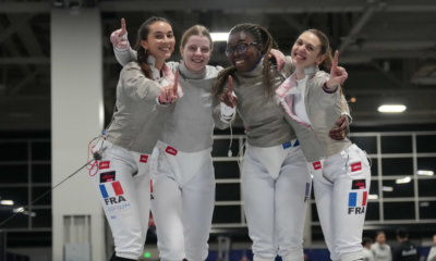 Sarah Noutcha fait le doublé les Bleues du sabre s’imposent par équipes à Salt Lake City