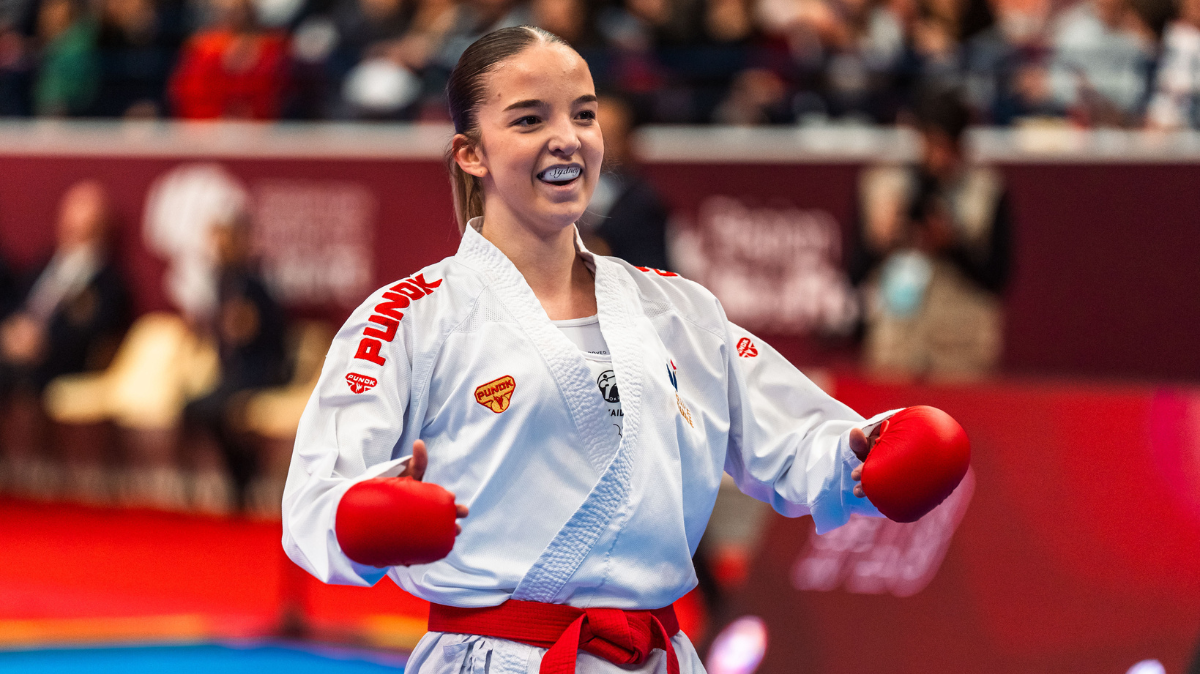 Sydney Yvon se pare de bronze à la Série A de karaté de Tbilissi