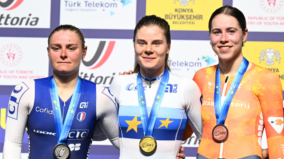 De nouveau battue par Lotte Kopecky, Victoire Berteau est vice-championne d'Europe de la course aux points