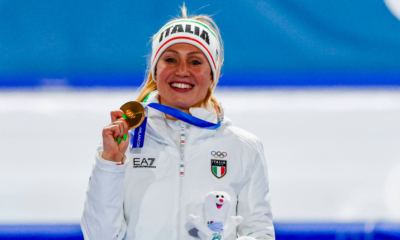 Francesca Lollobrigida fait coup double en patinage de vitesse et rafle l'or sur le 5000 m