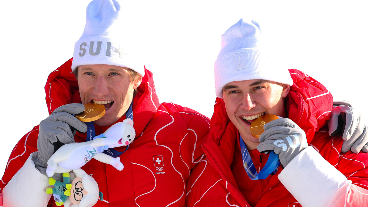 Franjo von Allmen et Tanguy Nef champions olympiques du combiné par équipes, déception pour Nils Allègre et Clément Noël
