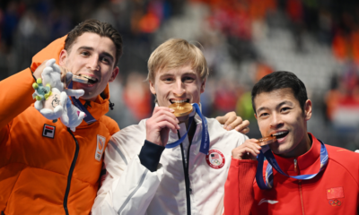 Invincible cet hiver, Jordan Stolz s'offre son premier titre olympique sur le 1000m en patinage de vitesse