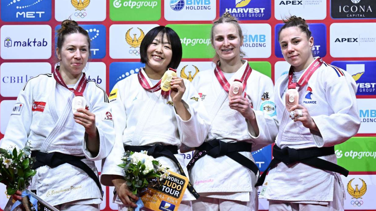 Manon Deketer (-63 kg) se pare de bronze sur le Grand Slam de Tachkent