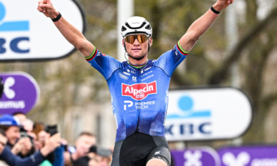 Mathieu van der Poel trop fort pour la concurrence le Néerlandais fait un numéro sur l'Omloop Nieuwsblad