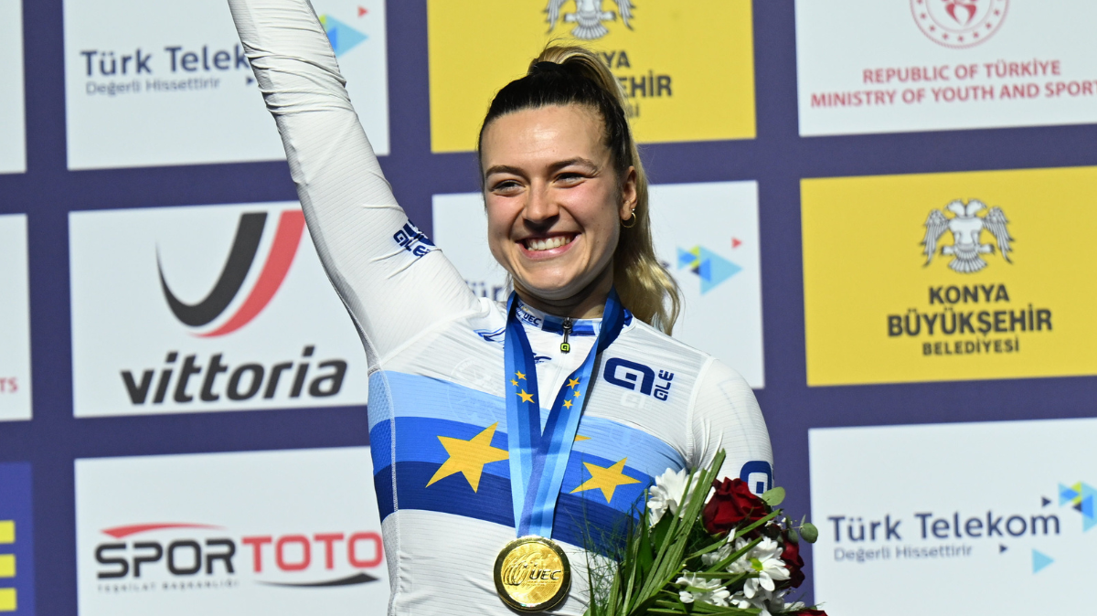 Mathilde Gros surpuissante et championne d'Europe du kilomètre à Konya !