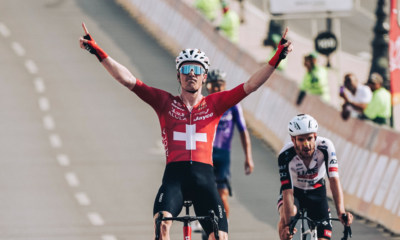 Mauro Schmid conclut le beau travail collectif de la Team Jayco AlUla sur la Muscat Classic