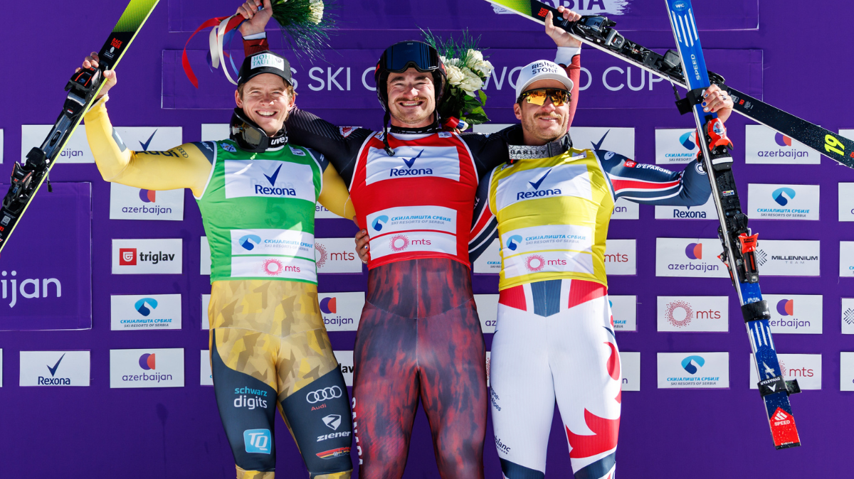 Nouveau podium français en skicross Youri Duplessis Kergomard 3ème de la Coupe du monde de Kopaonik