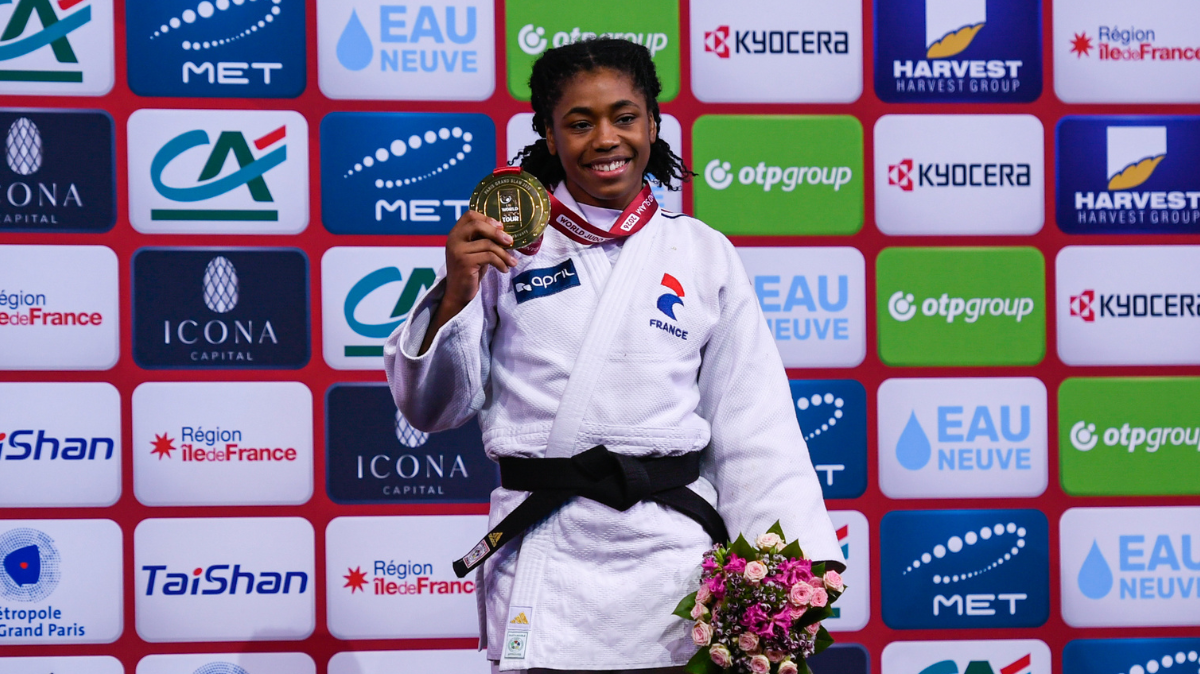 Sarah-Léonie Cysique (-57 kg) s’offre une première victoire au Paris Grand Slam, Faïza Mokdar sur le podium
