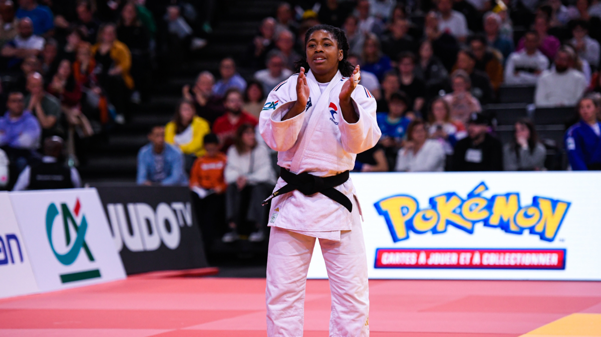 Sarah-Léonie Cysique (-57 kg) s’offre une première victoire au Paris Grand Slam, Faïza Mokdar sur le podium