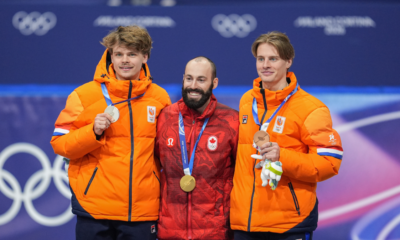 Steven Dubois sacré champion olympique sur le 500 m en short-track aux JO 2026