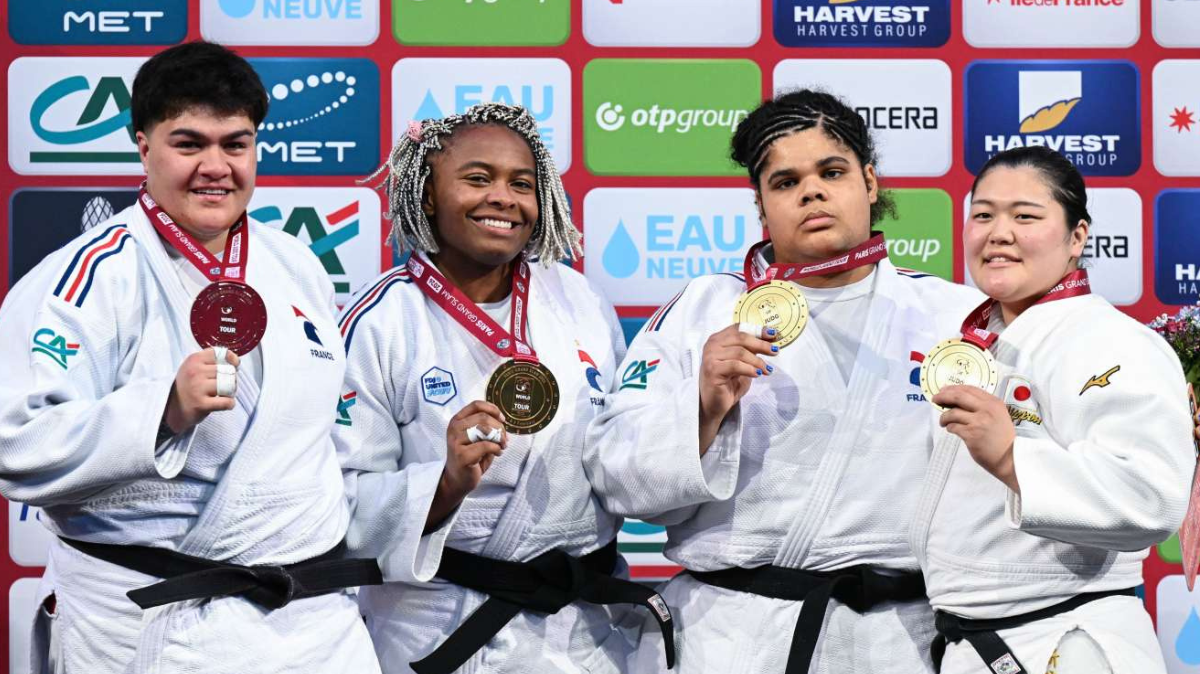 Troisième victoire au Grand Slam de Paris pour Romane Dicko (+78 kg), Julia Tolofua prend l'argent, Fontaine, Ngelebeya et Mathieu en bronze
