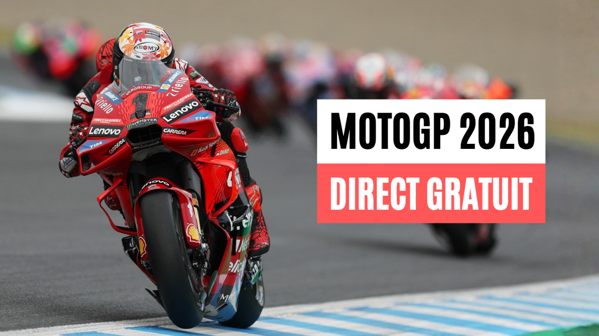 Chaîne TV gratuite où regarder le MotoGP 2026 en streaming direct