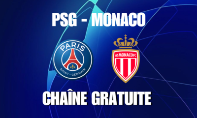 Chaîne TV gratuite où regarder PSG Monaco en streaming (aller-retour)