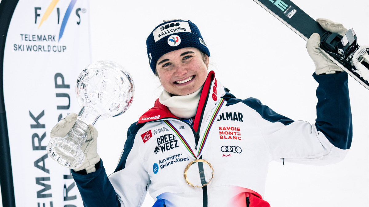 3ème de la dernière classic aux Contamines-Montjoie, Augustine Carliez rafle son premier petit globe