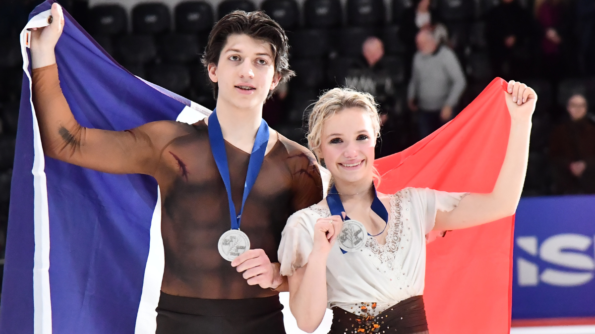 Ambre Perrier-Gianesini et Samuel Blanc-Klaperman vice-champions du monde juniors de danse sur glace !