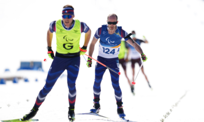 Anthony Chalençon en retrait sur la poursuite déficients visuels en para biathlon, Shuang Yu rafle l'or paralympique