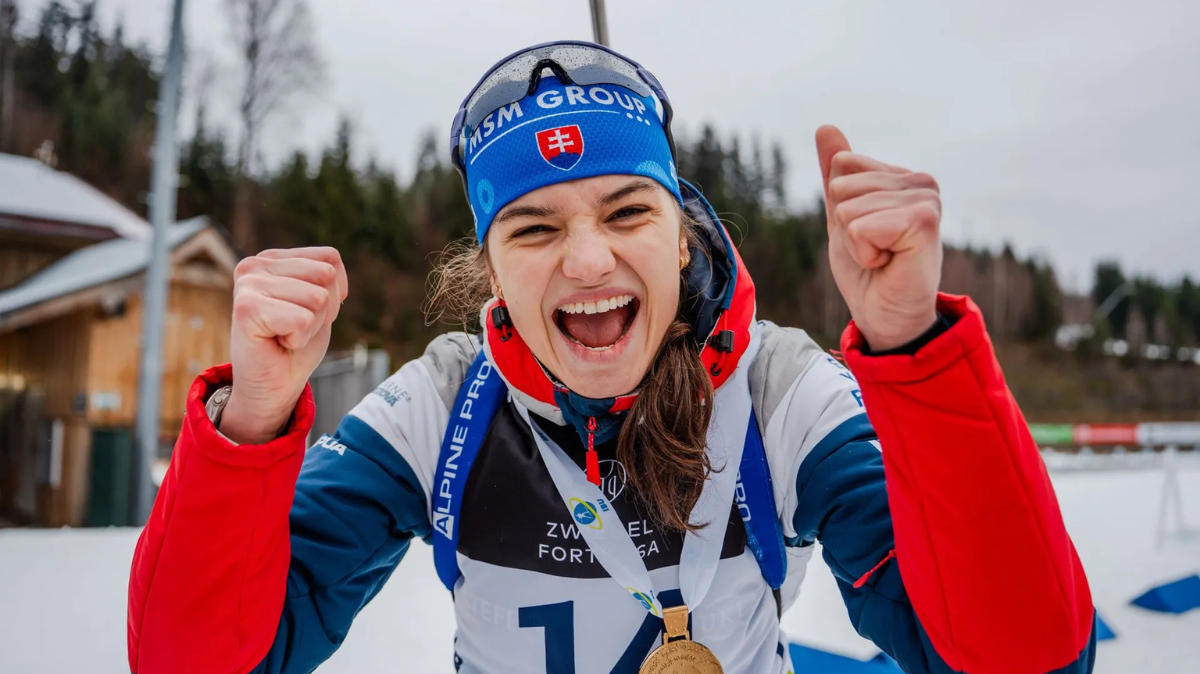 Après l'individuel, Michaela Strakova bisse et devient championne du monde sur le sprint jeunes