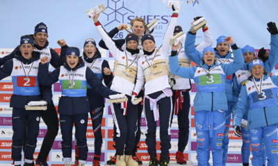 Battu d'un souffle par la Norvège, le relais juniors mixte français de ski de fond est vice-champion du monde