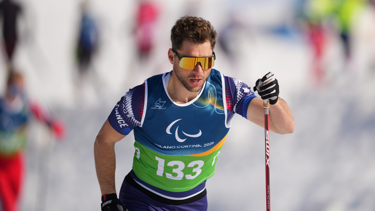Benjamin Daviet et Karl Tabouret hors du podium sur la poursuite en para biathlon, Jiayun Cai champion paralympique