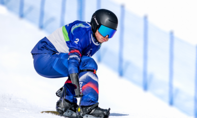 Cécile Hernandez et Maxime Montaggioni prennent leurs marques en qualifications du snowboardcross des Jeux Paralympiques