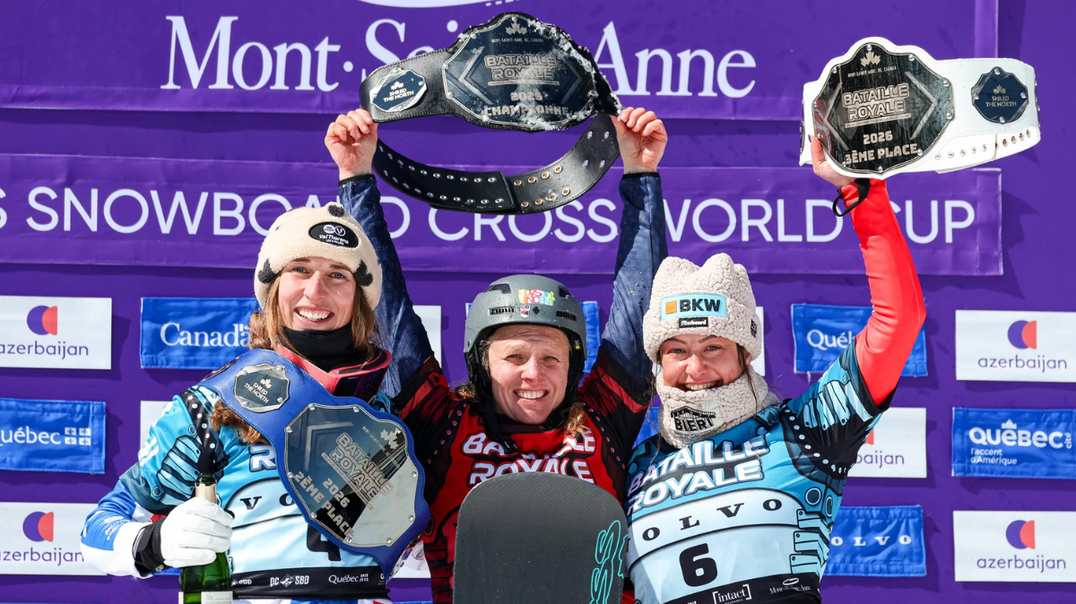 Chloé Trespeuch termine la saison de snowboardcross avec un podium à Mont-Sainte-Anne