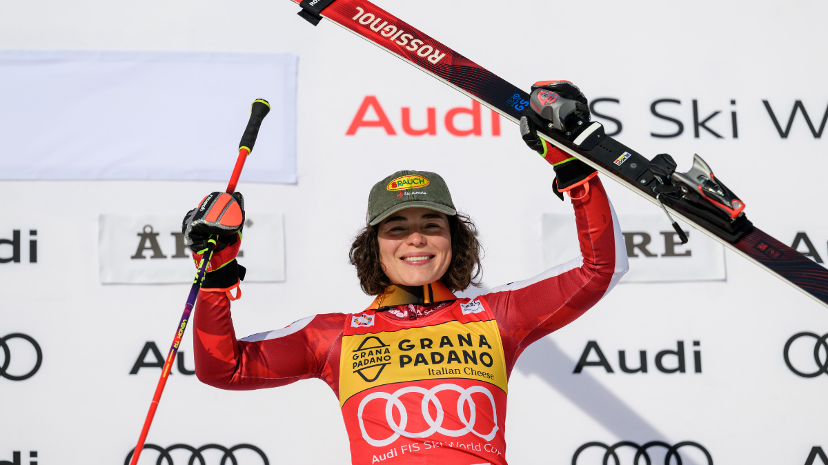 Coup double pour Julia Scheib sur le géant d'Are la victoire et le globe de la spécialité