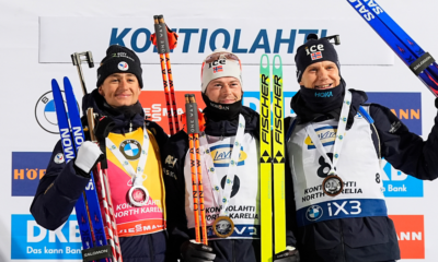 Deuxième de la mass start de Kontiolahti derrière Sturla Lægreid, Éric Perrot s’offre le petit globe de la spécialité