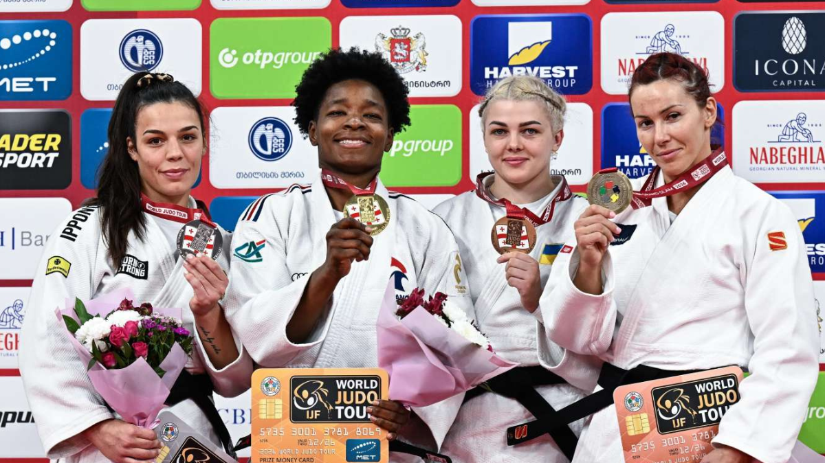 Dixième victoire en Grand Slam pour Audrey Tcheuméo (-78 kg) à Tbilissi
