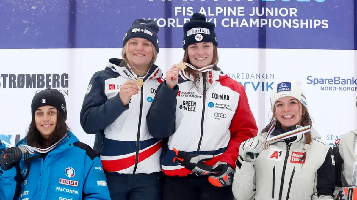 Emy Charbonnier et Ilona Charbotel championnes du monde juniors du combiné par équipes !
