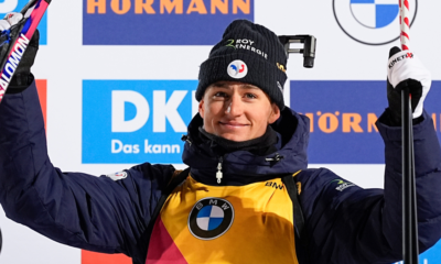 Éric Perrot monte sur le podium du sprint d'Oslo et assure le gros globe de cristal !