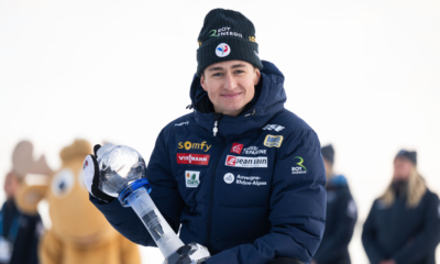 Éric Perrot monte sur le podium du sprint d'Oslo et assure le gros globe de cristal !