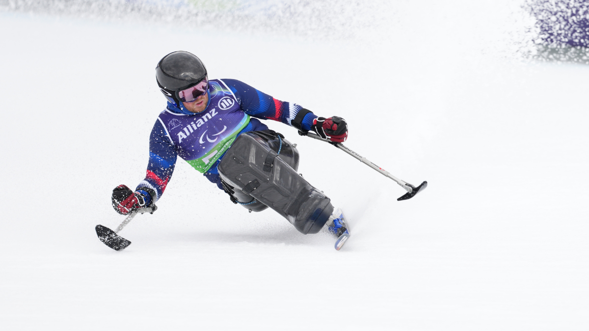 Jeroen Kampschreur sacré champion paralympique combiné assis en para ski alpin, Lou Braz-Dagand 8ème