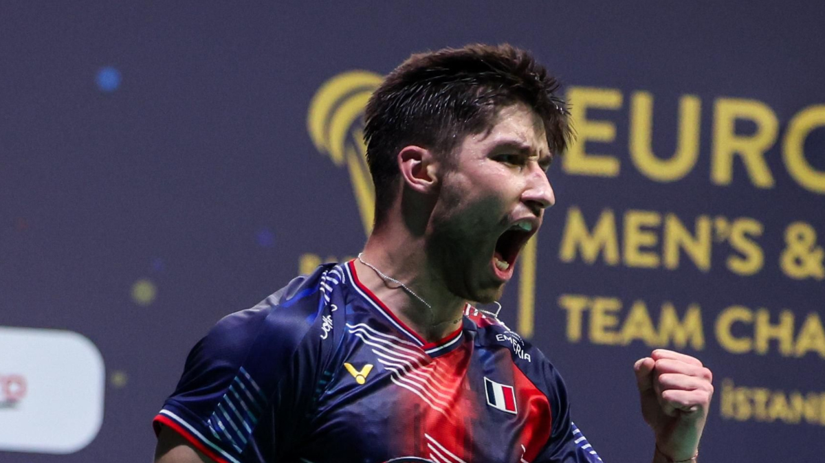 La paire Thom Gicquel-Delphine Delrue, Alex Lanier et Toma Junior Popov en finale du Masters d'Orléans de badminton