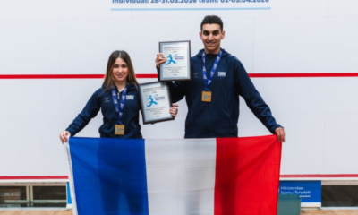 Lauren Baltayan et Amir Khaled-Jousselin conservent leur titre européen juniors de squash !